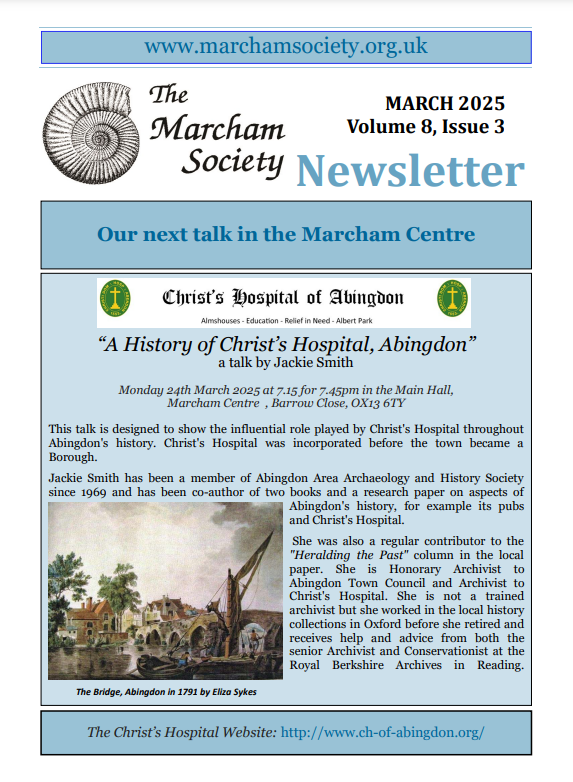 Marcham Society Newsletter