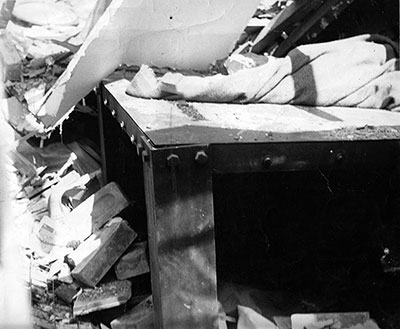 Exeter Bombing 1942 - Morrison Kitchen Table Shelter